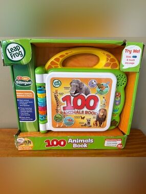NEW LeapFrog 100 Animals Book Bilingual - Retails $42 on Amazon